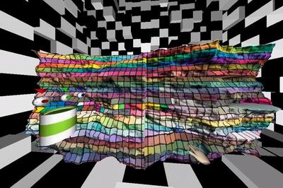 3.D.UO.PAD fractal deforming example 2 with texture