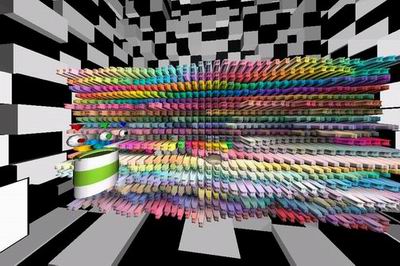 3.D.UO.PAD texture deforming example 3 with color palette