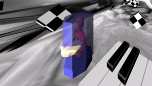 Clicking clef to start automatic playback