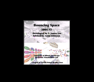 Bouncing Space intro panel