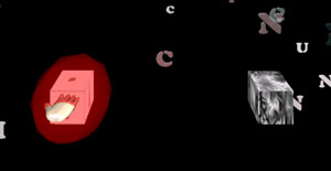 Selecting Room 1 icon in initial environment