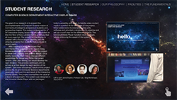 Computer Science Department Interactive Display Board