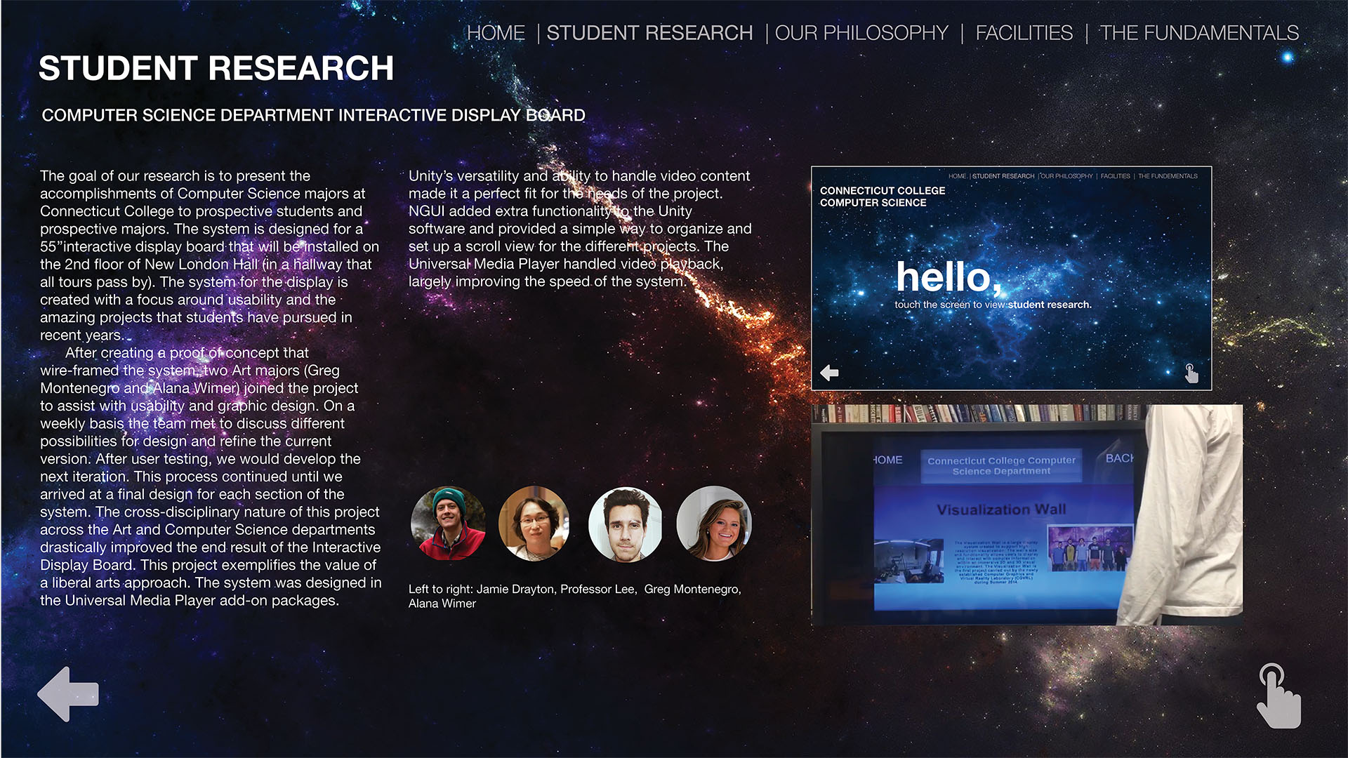 CS Interactive Display Board