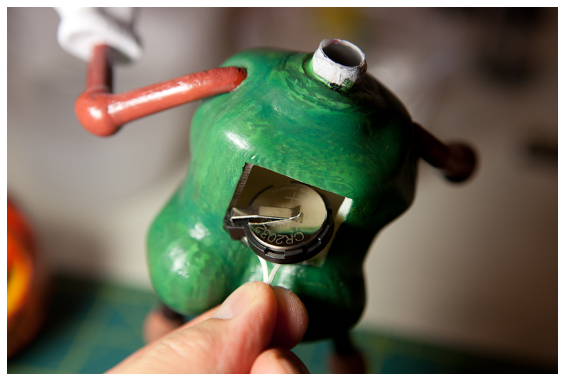 LED assembly inside body