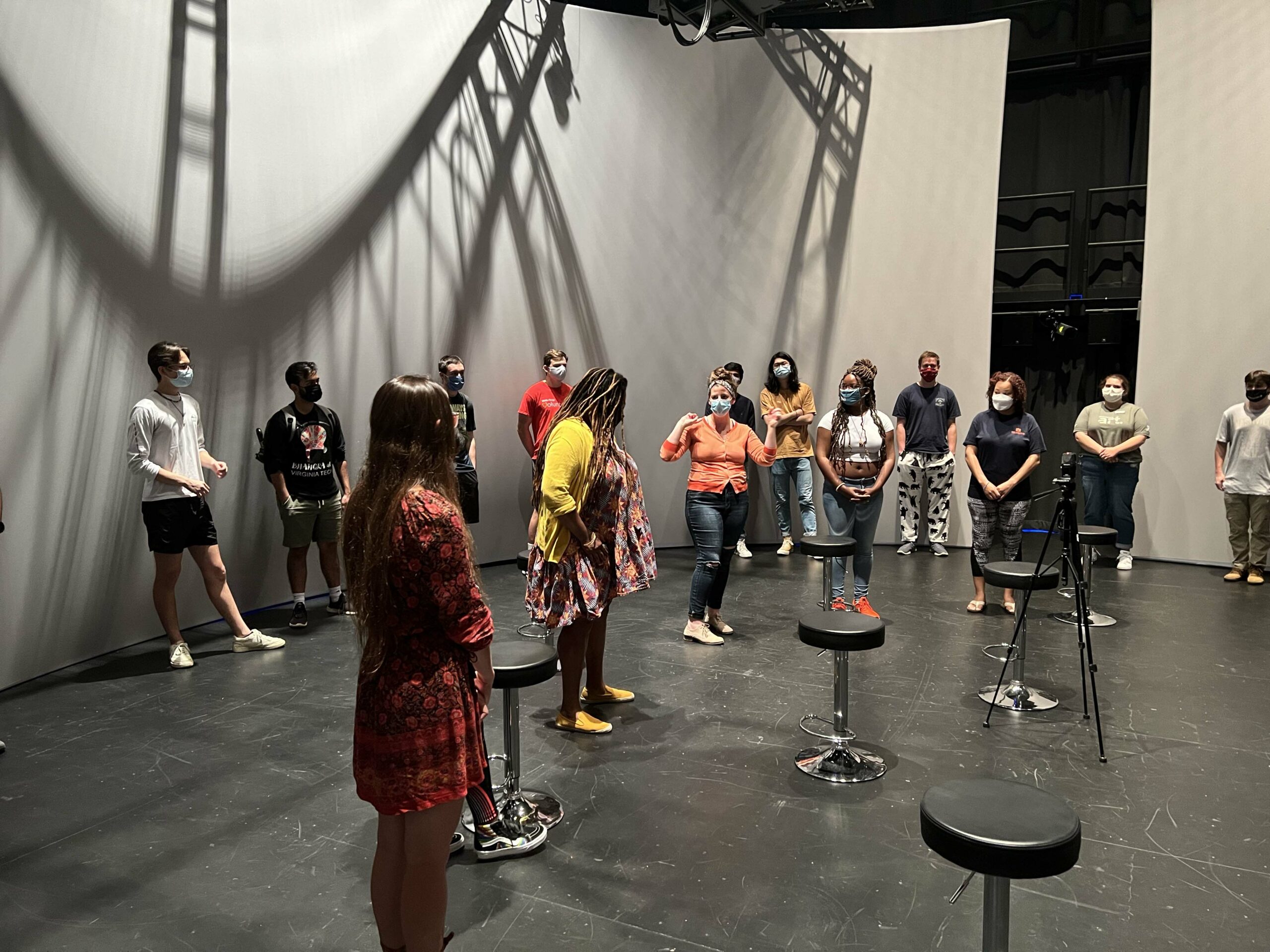 The CUBE installation space at Moss Art Center